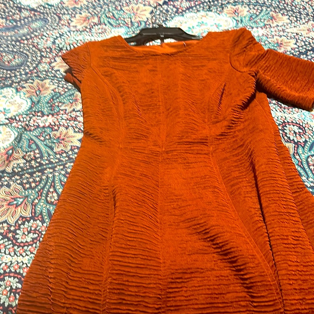 Rust orange dresse